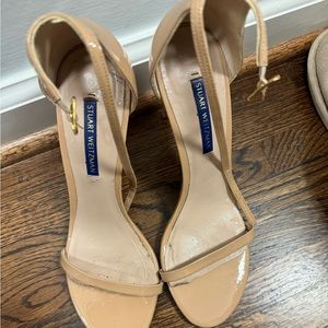 Stuart Weitzman nude heels